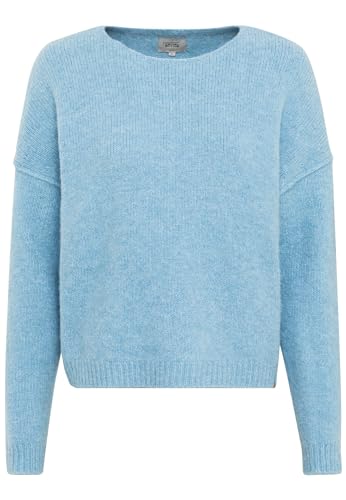 camel active Damen Strickpullover im leichten Oversize Fit Blau, Womenswear-L von camel active