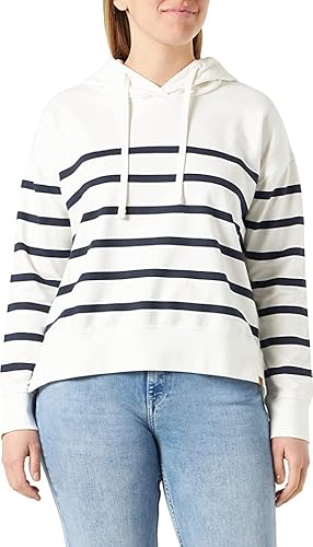 camel active Damen Sweathoodie aus Baumwolle Blau, Womenswear-XS von camel active