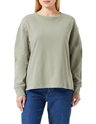 camel active Damen Sweatshirt mit Rundhalsausschnitt Khaki Womenswear-L von camel active