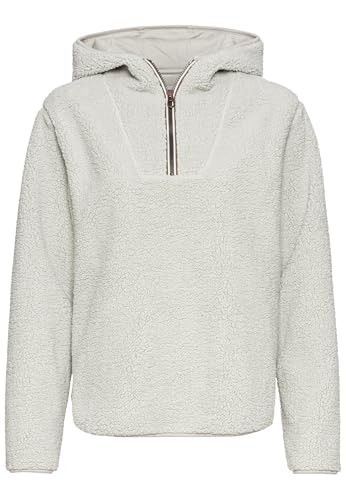 camel active Damen Teddy Sweatshirt mit Kapuze Eukalyptus, Womenswear-L von camel active