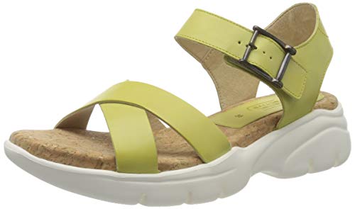 camel active Damen Vision Plateausandalen, Gelb (Lemon 03), 39 EU von camel active