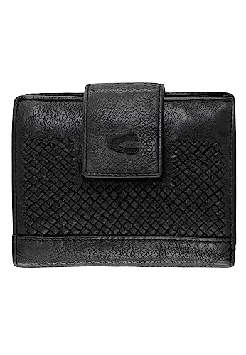 camel active Wave Damen Geldbörse Portemonnaie RFID Leder Mittelgroß Schwarz von camel active