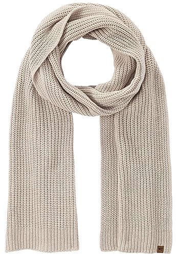 camel active Damen Weicher Strickschal aus reiner Baumwolle Beige womenswear-OS von camel active