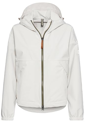 camel active Damen Windbreaker aus recyceltem Polyester Perlweiß, womenswear-38 von camel active