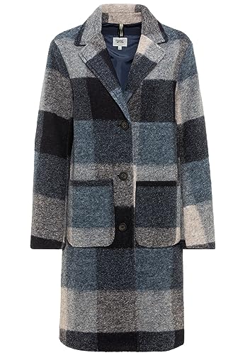 camel active Damen Wollmantel im Karomuster Blau, womenswear-40 camel active Damen Wollmantel im Karomuster Blau, womenswear-40 von camel active