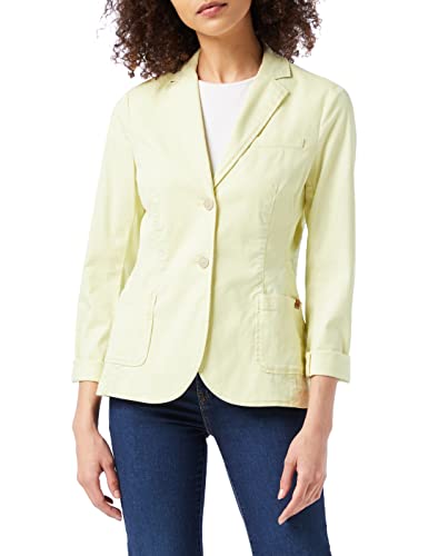 camel active Damen Womenswear Blazer Anzugjacke, Gelb (Citron 60), 44 von camel active