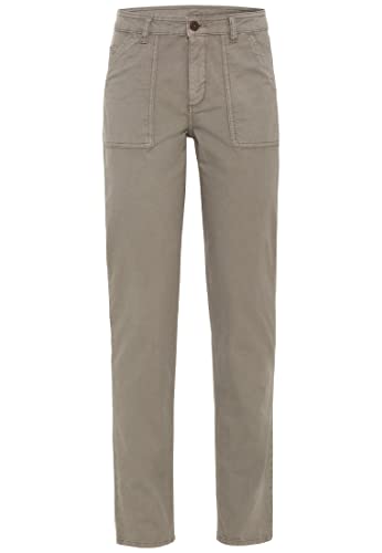 camel active Damen Worker Chino in Straight Fit Khaki, womenswear-31/32 von camel active
