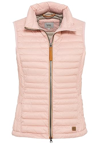 camel active Damen kurze leichte Steppweste mit elastischen Bündchen Rose, womenswear-40 von camel active