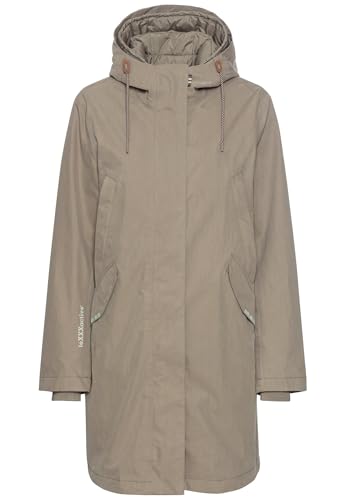 camel active Damen teXXXactive® Funktionsmantel aus einem Baumwollmix Salbei Grün, womenswear-40 von camel active