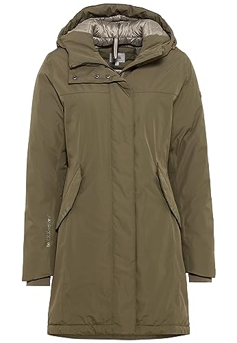 camel active Damen Langer Texxactive Mantel COAT, Grün, 38 EU von camel active