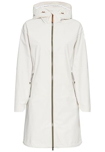 camel active Damen teXXXactive® Funktionsmantel mit Kapuze Perlweiß, womenswear-44 von camel active