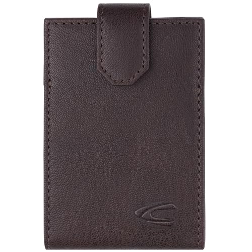 camel active Leder Kartenetui Discover Card Wallet Brown Dunkelbraun von camel active