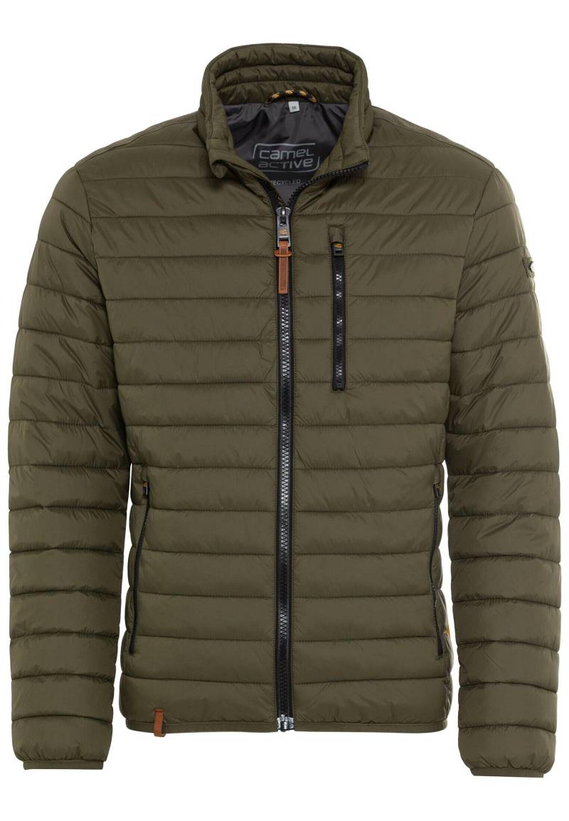 camel active - Downfree Steppjacke aus recyceltem Polyester olive brown - Gr. - 60 von camel active