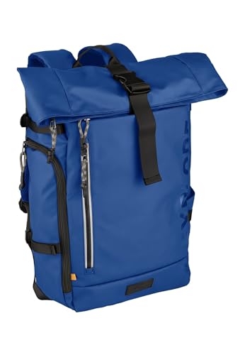 camel active Explore Herren Rucksack Rolltop Backpack, 26 L Blau von camel active