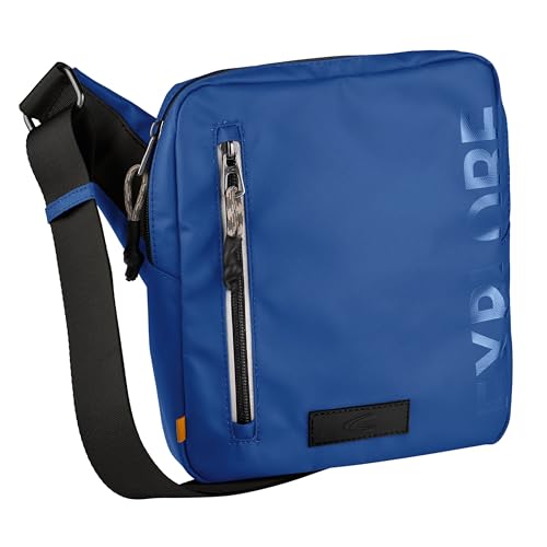 camel active Explore Herren Umhängetasche Crossbody Bag Klein Blau von camel active