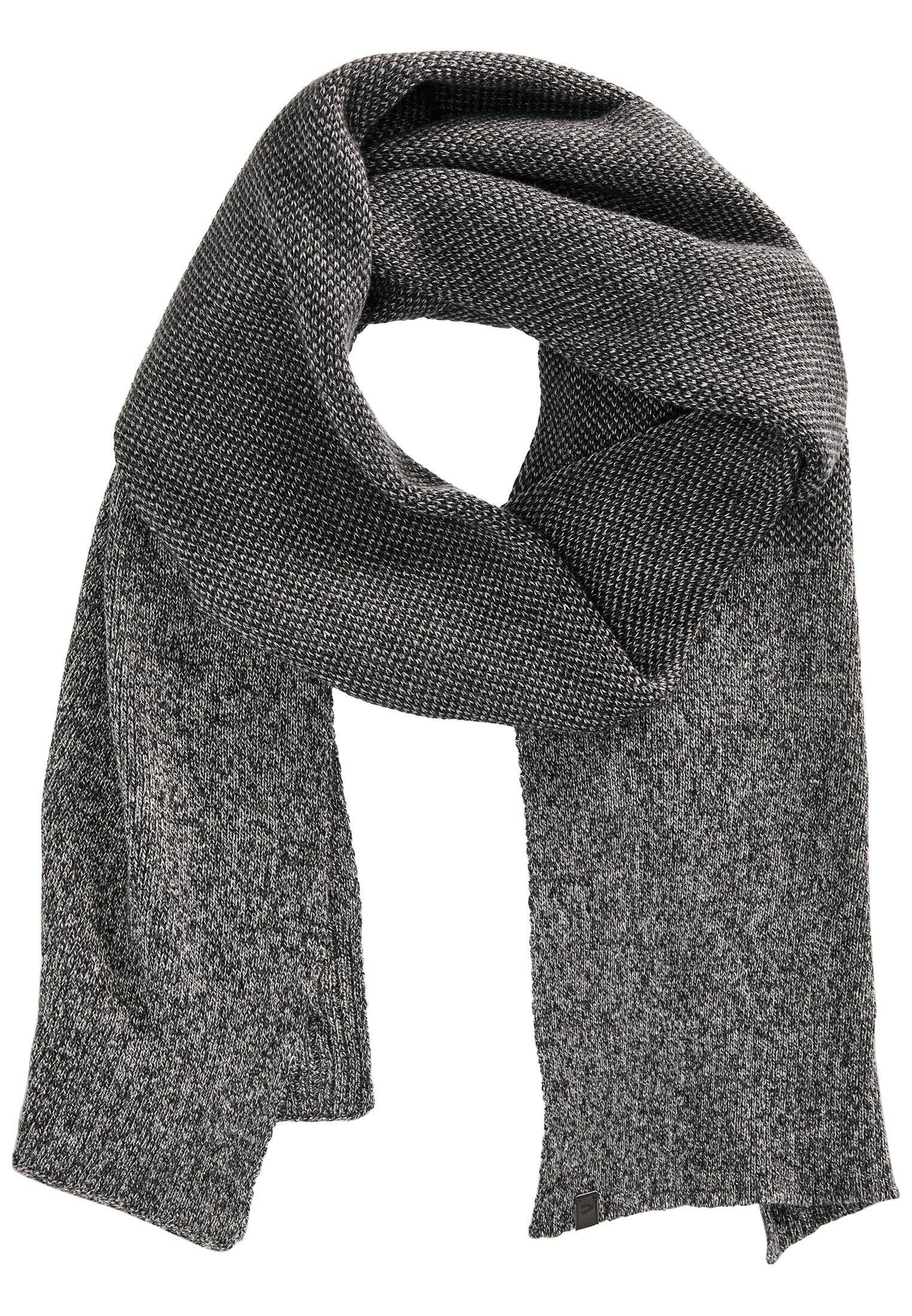 camel active - Feiner Strickschal aus Baumwolle stone gray - Gr. - OS von camel active