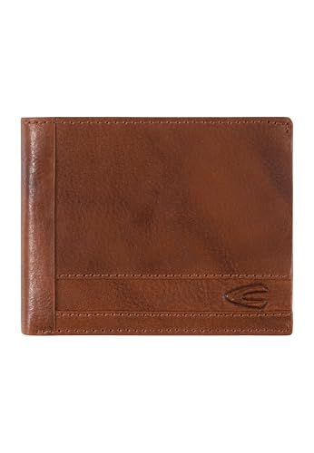 camel active Field Herren Geldbörse Querformat RFID Leder Mittelgroß Cognac Braun von camel active