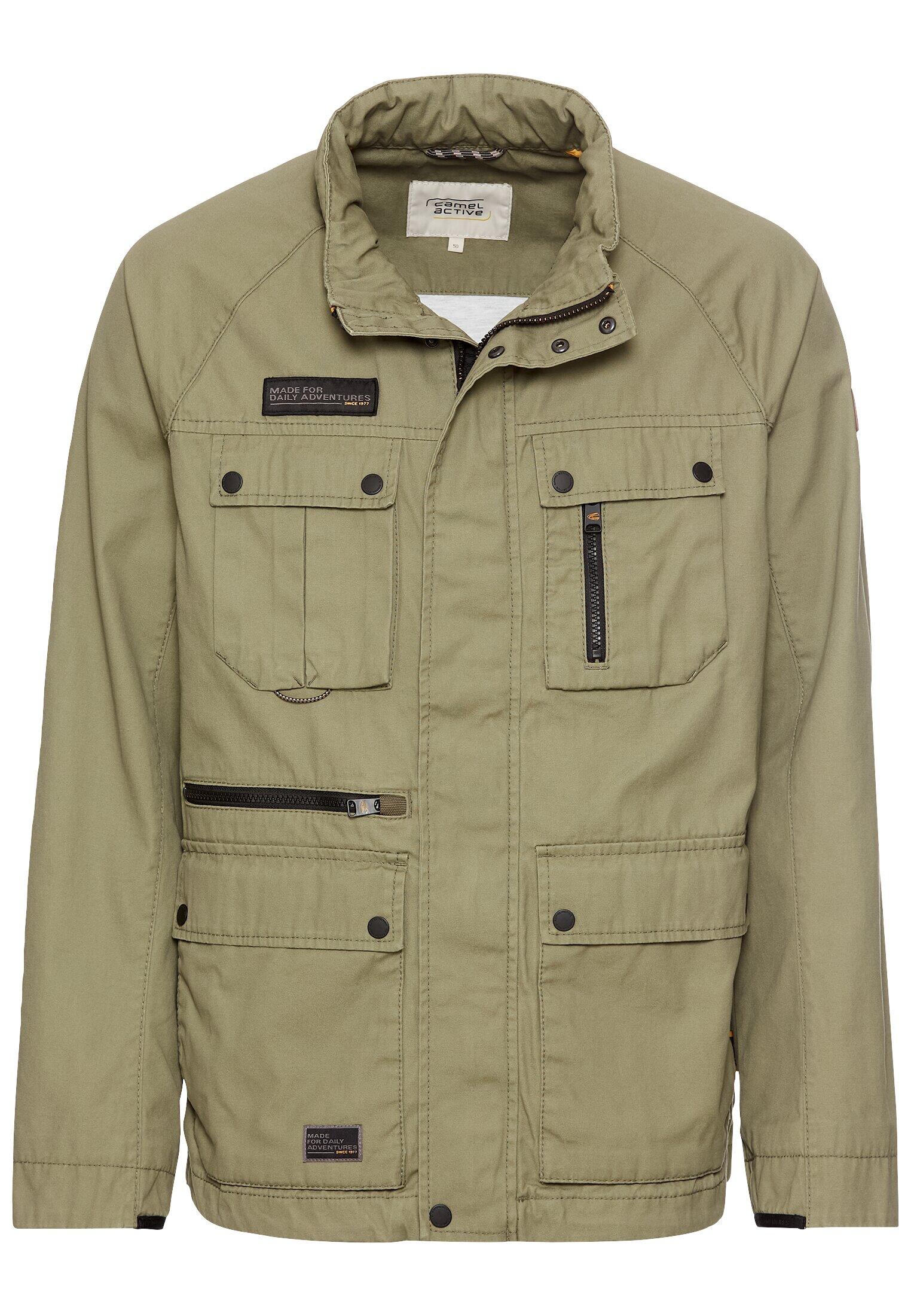 camel active - Fieldjacket aus reiner Baumwolle dusty khaki - Gr. - 52 von camel active