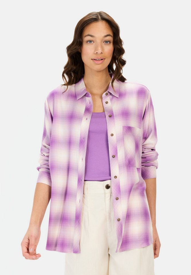 camel active Flanellhemd aus reiner Viskose Button-Down von camel active