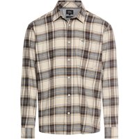 camel active Flanellhemd mit Glencheck-Muster und Brusttasche, Regular Fit von camel active