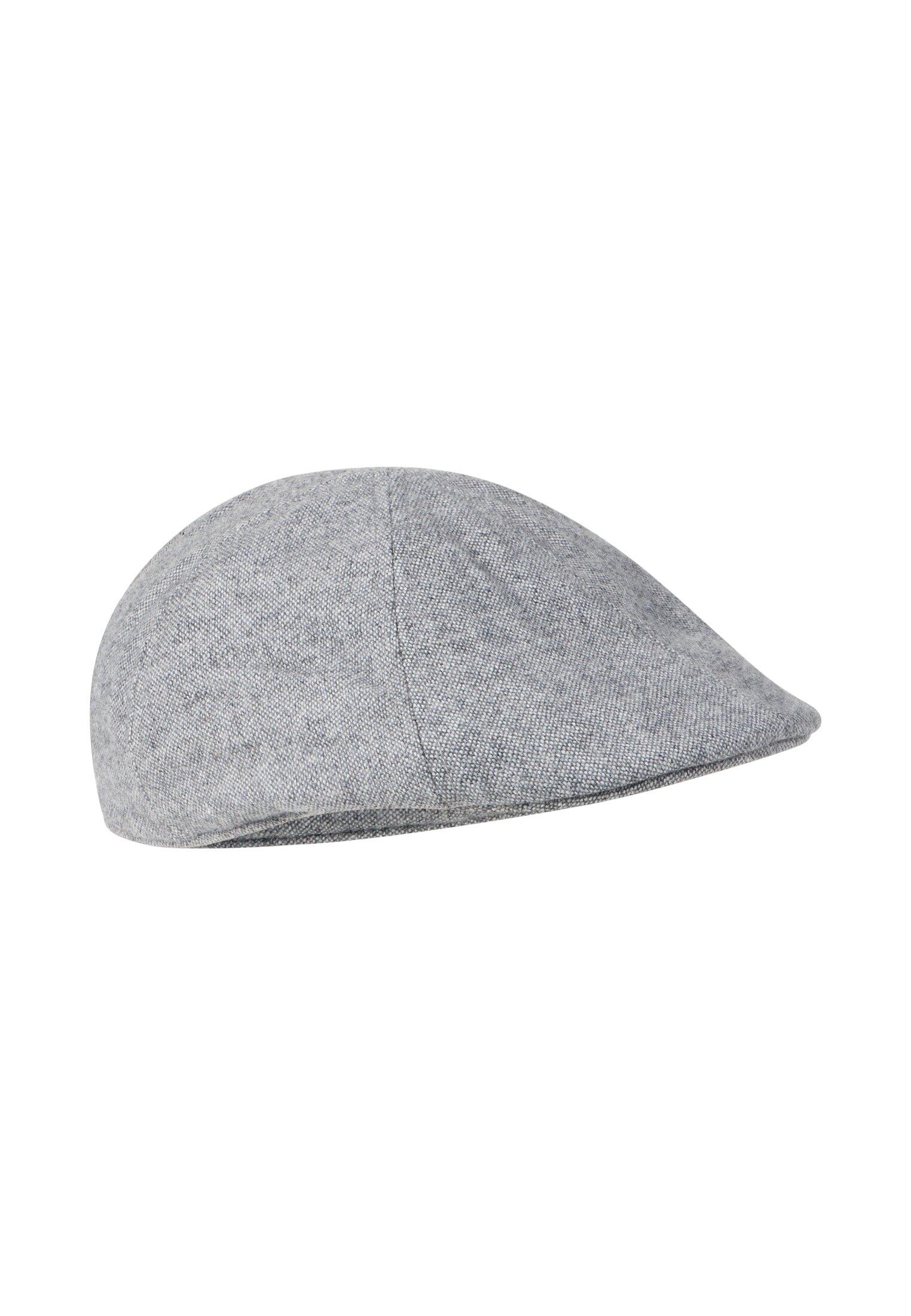 camel active - Flat Cap aus Wolle und Polyester mit Baumwollfutter stone gray - Gr. - XL von camel active