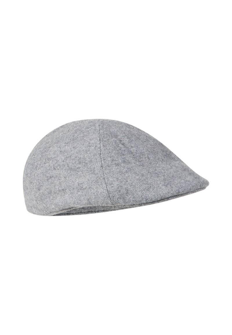 camel active - Flat Cap aus Wolle und Polyester mit Baumwollfutter stone gray - Gr. - XL von camel active