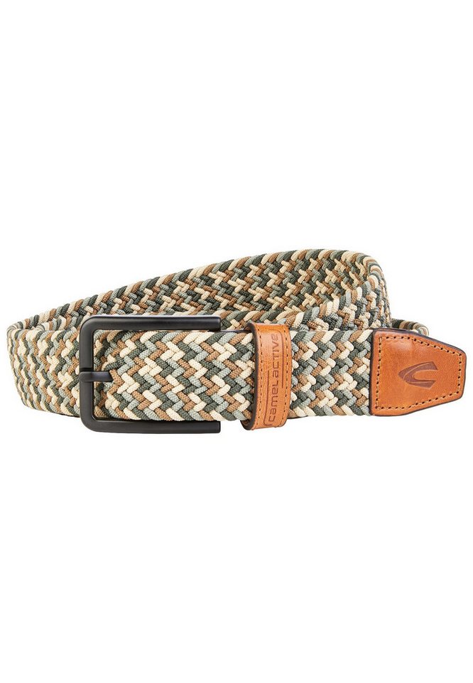 camel active Flechtgürtel mit Flechtmuster Flechtgürtel aus Leder von camel active