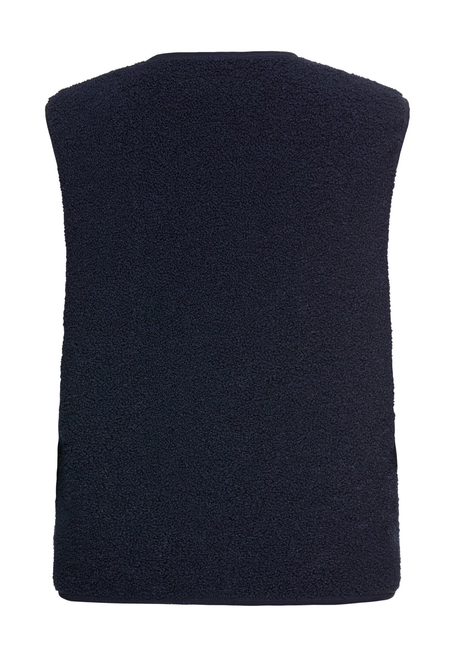 camel active - Fleece-Weste mit Knopfverschluss navy - Gr. - 38 von camel active