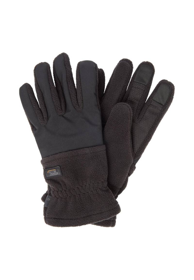 camel active - Fleecehandschuhe mit Touchscreen-Funktion asphalt - Gr. - L von camel active