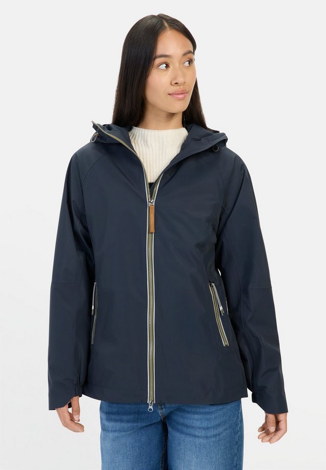 camel active Funktionsjacke aus Polyester Langarm Kapuze Markenlabel von camel active