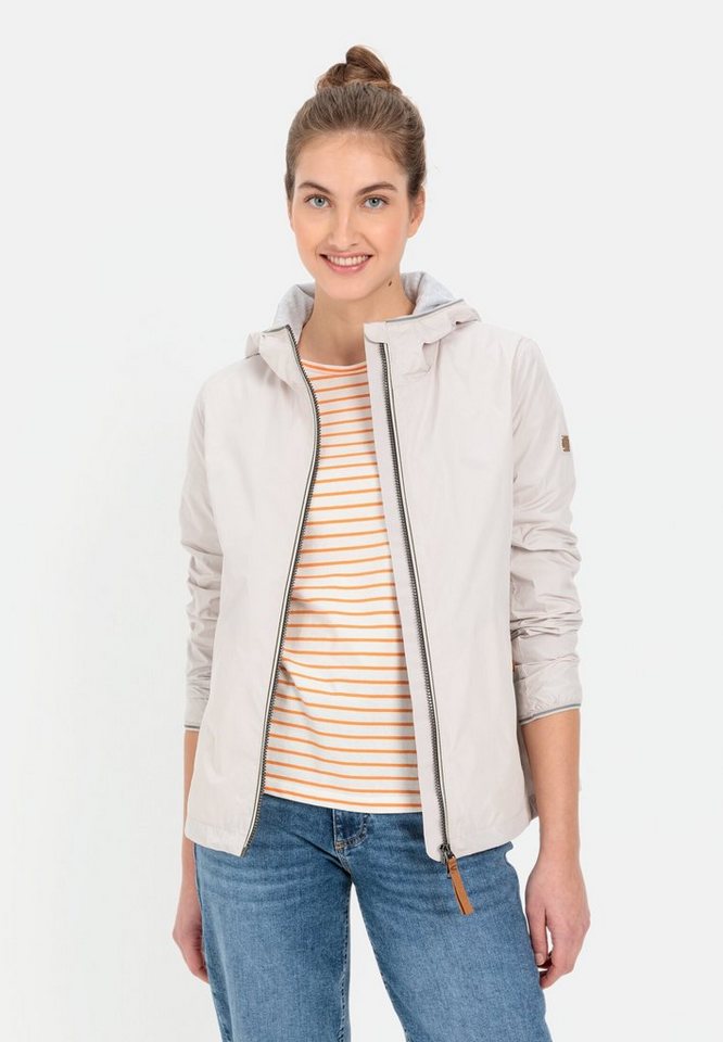 camel active Funktionsjacke aus recyceltem Polyester Markenlabel von camel active