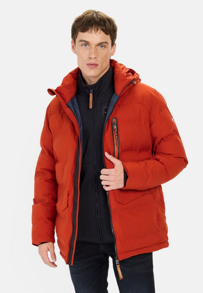 camel active Funktionsjacke aus recyceltem Polyester Markenlabel von camel active