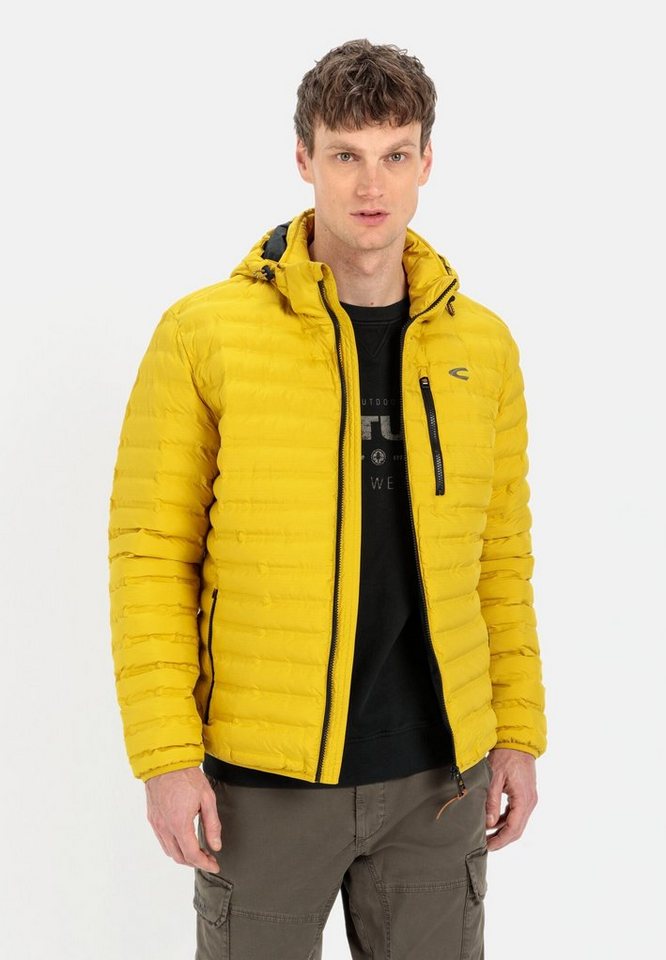 camel active Funktionsjacke in Steppoptik Langarm Kapuze Markenlabel von camel active