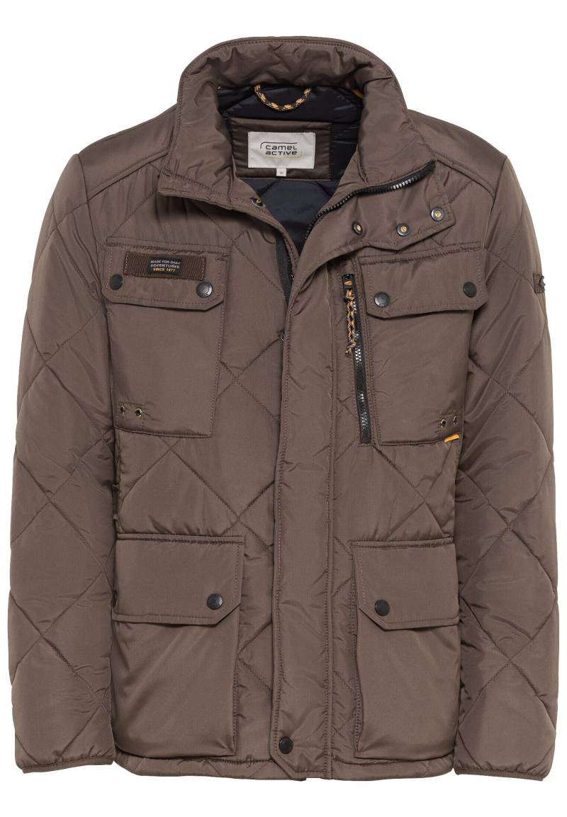 camel active - Funktionsjacke mit Rautensteppung dark choclate - Gr. - 52 von camel active