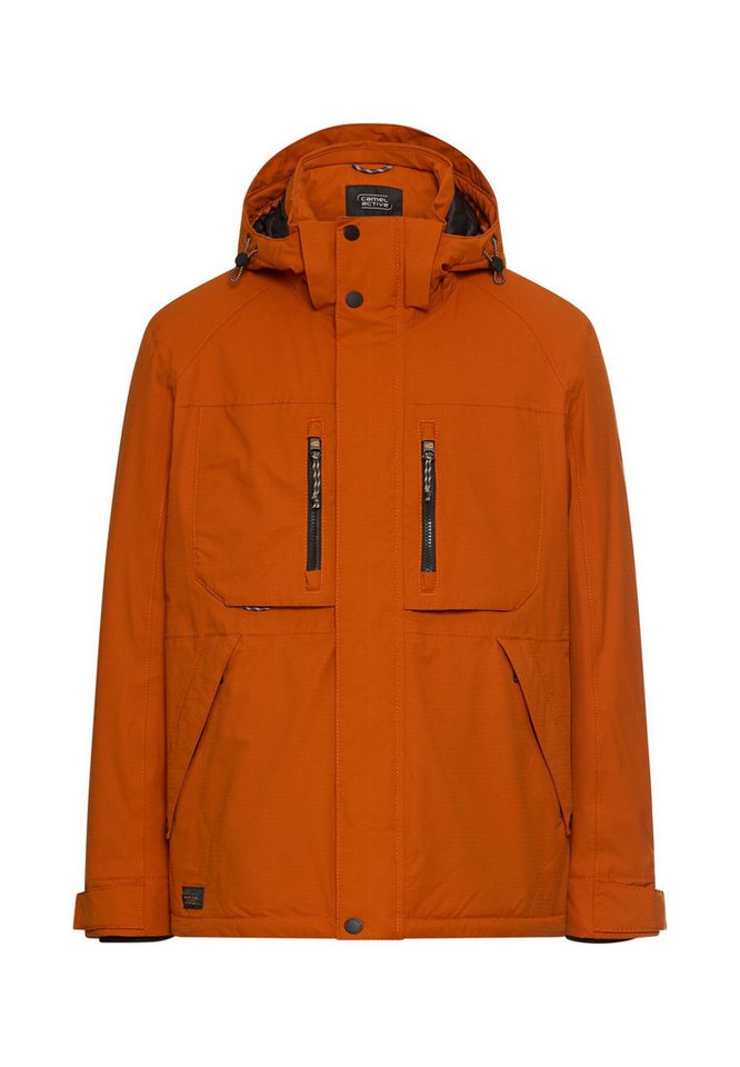 camel active Funktionsjacke mit abnehmbarer Kapuze Reflektierende Details von camel active