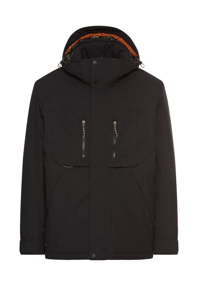 camel active Funktionsjacke mit abnehmbarer Kapuze Reflektierende Details von camel active