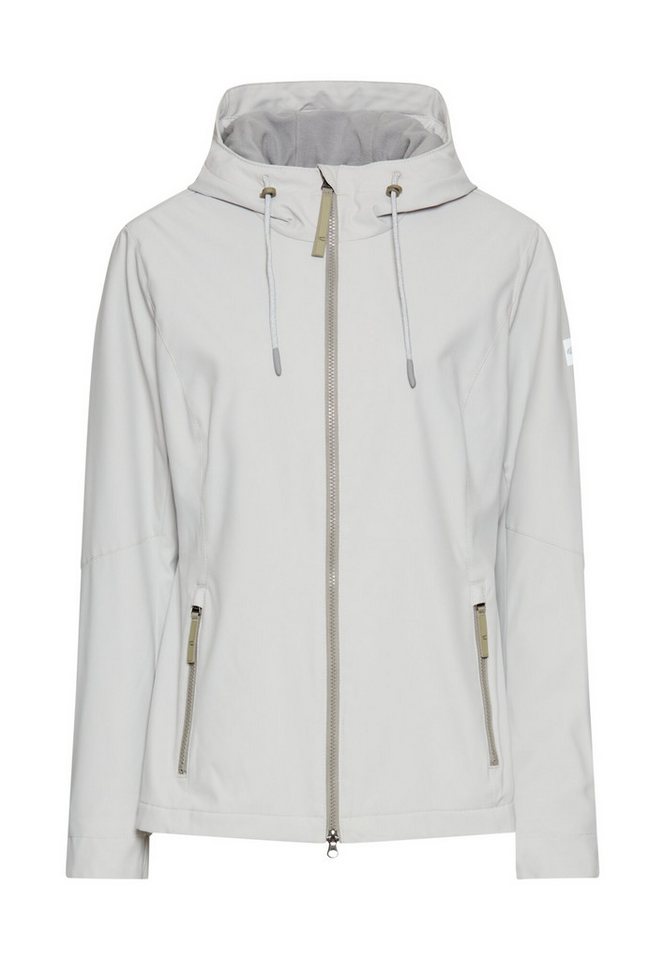 camel active Funktionsjacke mit abnehmbarer Kapuze Markenlogo von camel active