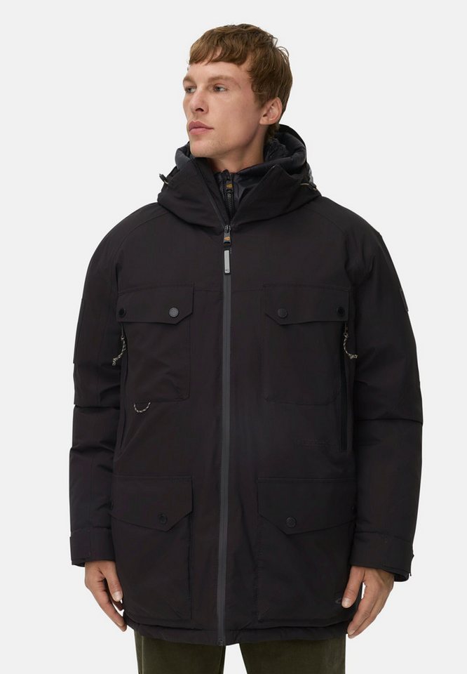 camel active Funktionsjacke mit reflektierenden Details Langarm Kapuze Markenlabel von camel active