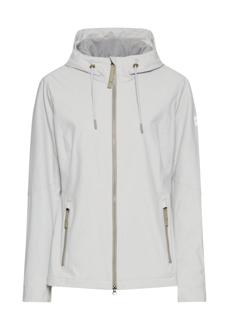 camel active - Funktionsjacke mit verstellbarer Kapuze silver - Gr. - 40 von camel active