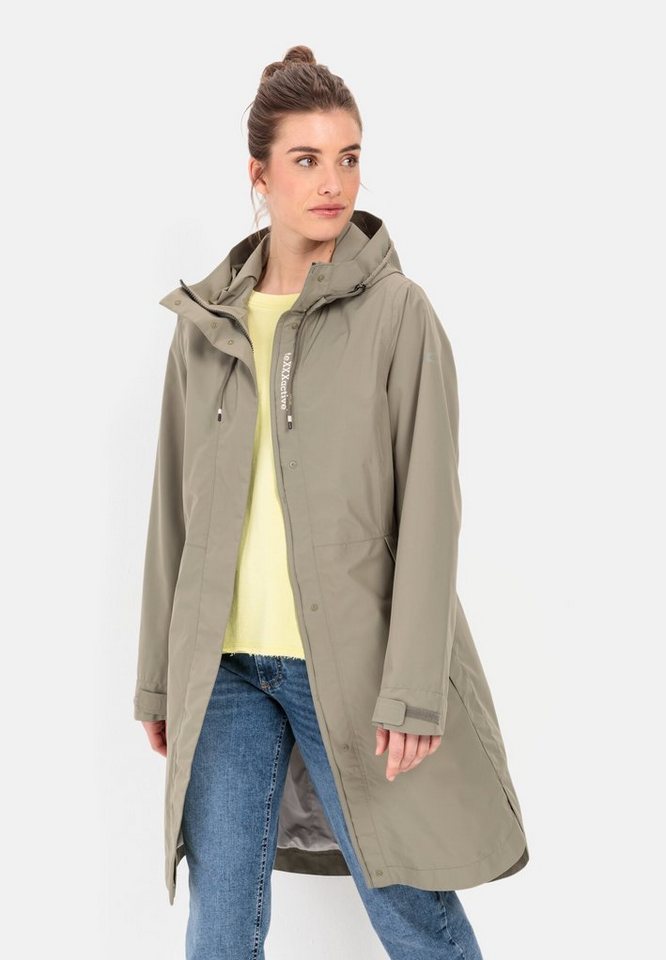 camel active Funktionsmantel aus recyceltem Polyester Kapuze von camel active