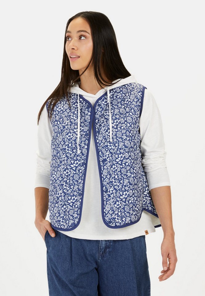 camel active Funktionsweste mit Blumenprint Weste_Casual Weste von camel active