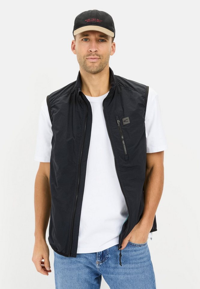 camel active Funktionsweste mit Stehkragen ärmellos Stehkragen Weste_Outdoor-Weste von camel active
