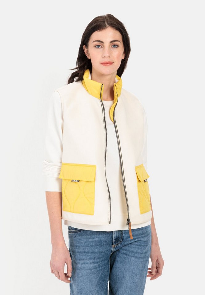 camel active Funktionsweste mit Stehkragen ärmellos Stehkragen Weste_Casual Weste von camel active