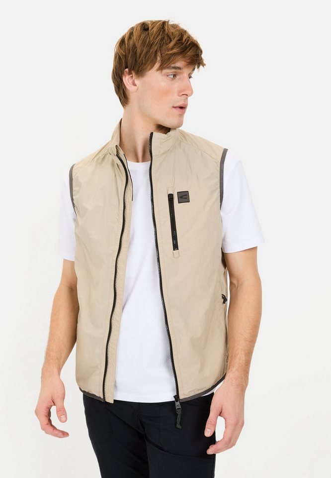 camel active Funktionsweste mit Stehkragen ärmellos Stehkragen Weste_Outdoor-Weste von camel active