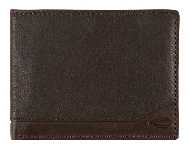 camel active Geldbörse Horizontal Wallet, aus echtem Leder mit RFID-Blocker Schutz von camel active