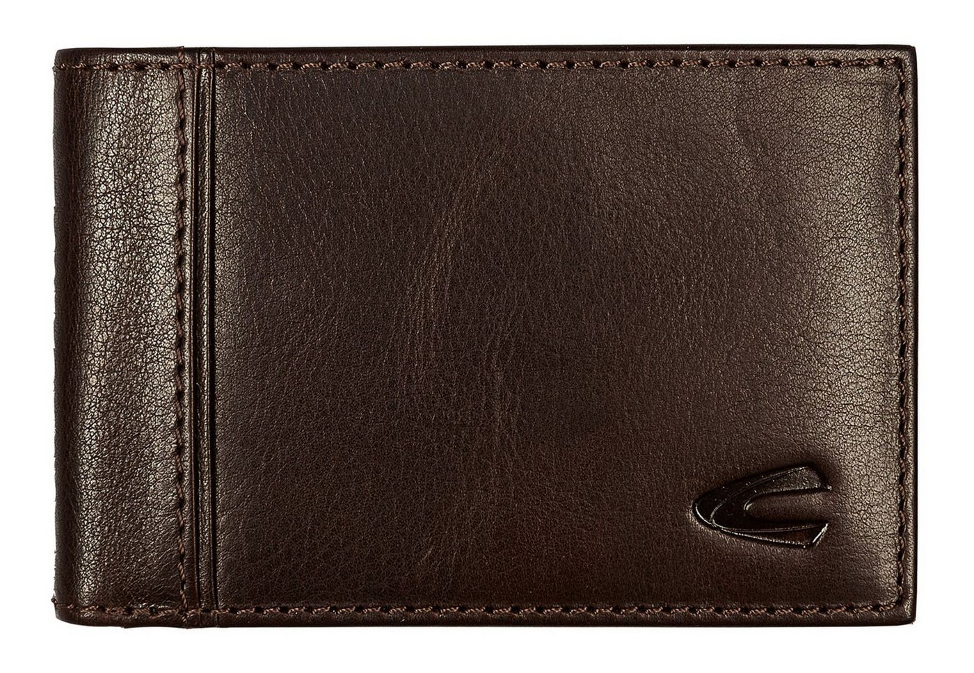camel active Geldbörse Horizontal Wallet Slim, aus echtem Leder mit RFID-Blocker Schutz von camel active