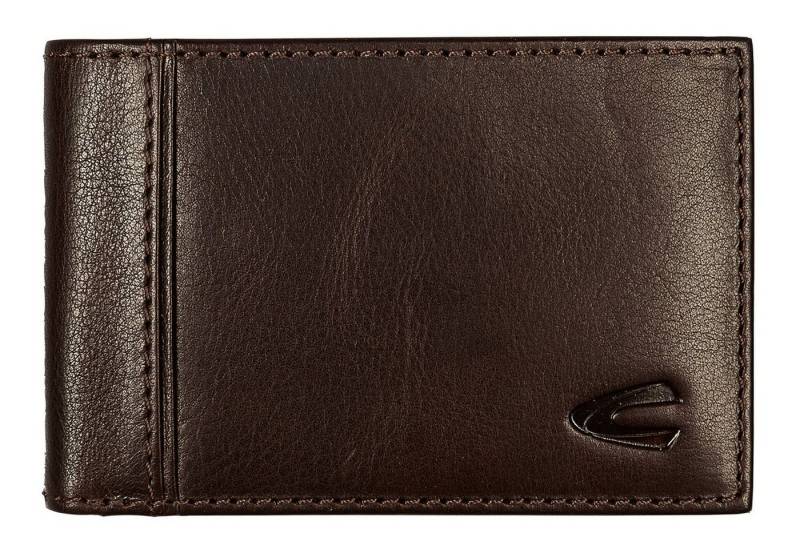 camel active Geldbörse Horizontal Wallet Slim, aus echtem Leder mit RFID-Blocker Schutz von camel active