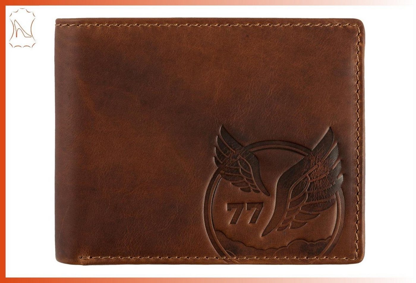 camel active Geldbörse Scheintasche Geldbörse Herrenbörse querformat, Leder braun brown nepal von camel active