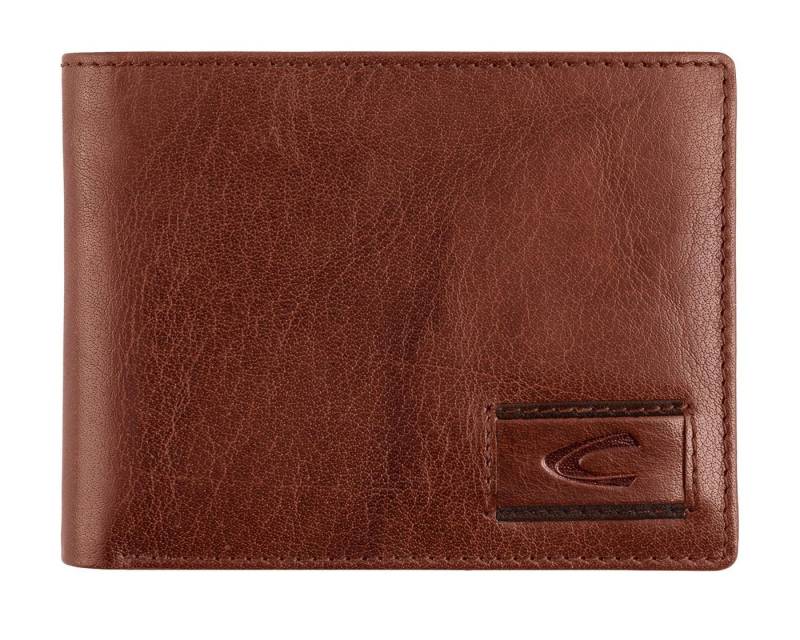 camel active Geldbörse Scheintasche querformat, Leder mittelbraun cognac panama von camel active