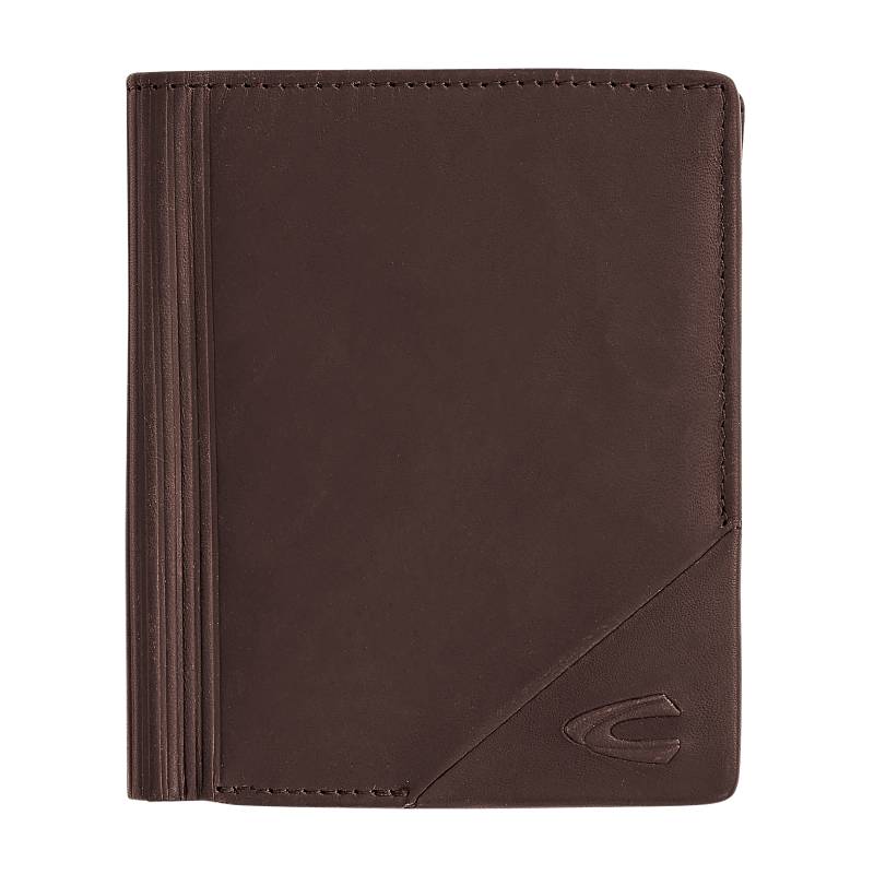 camel active Geldbörse "Taiga" aus matttem Leder mit vertikal geprägten Linien und RFID Schutz von camel active